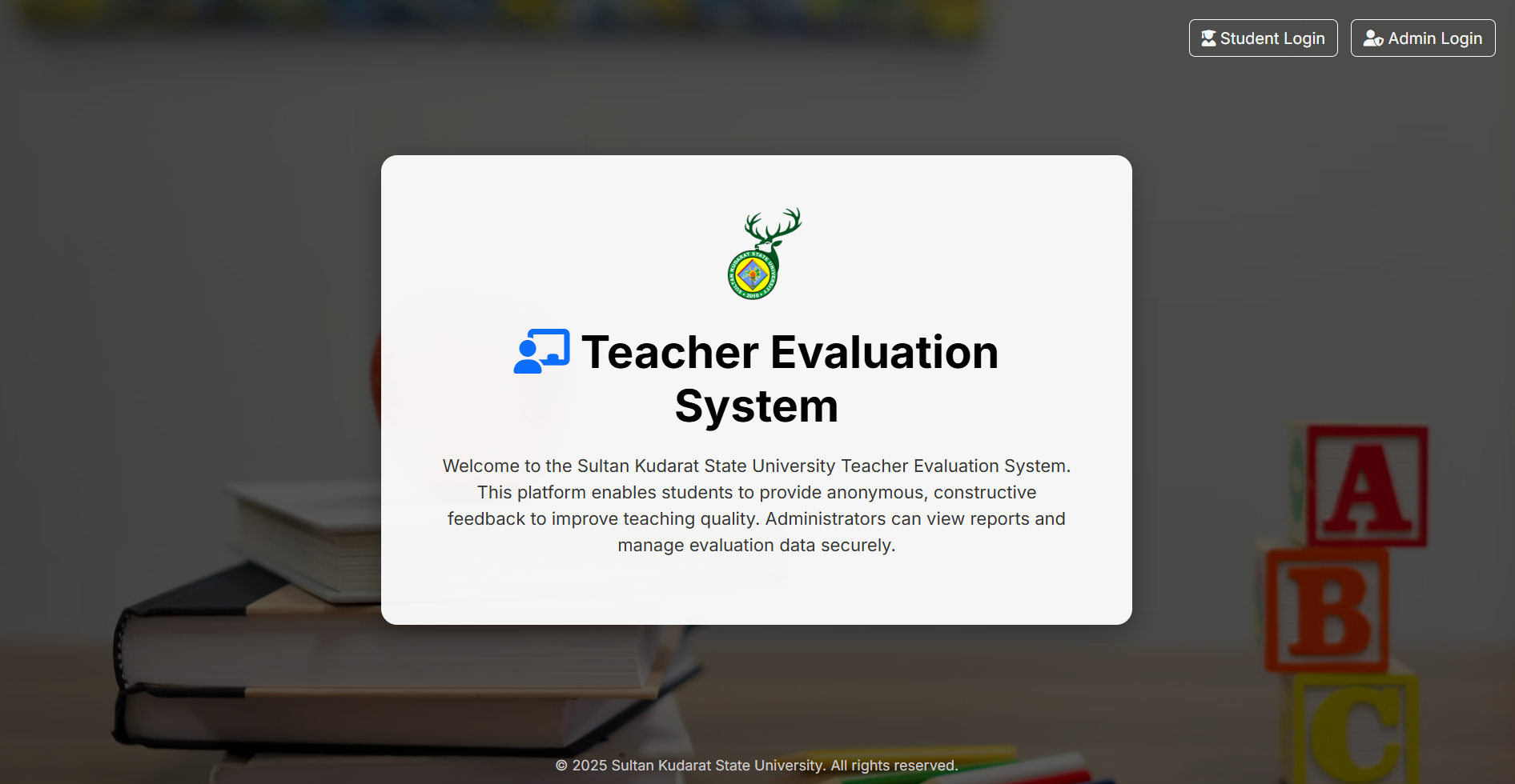 Teacher Evaluation System